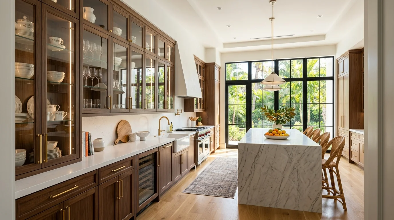 Glass-front Cabinet Ideas