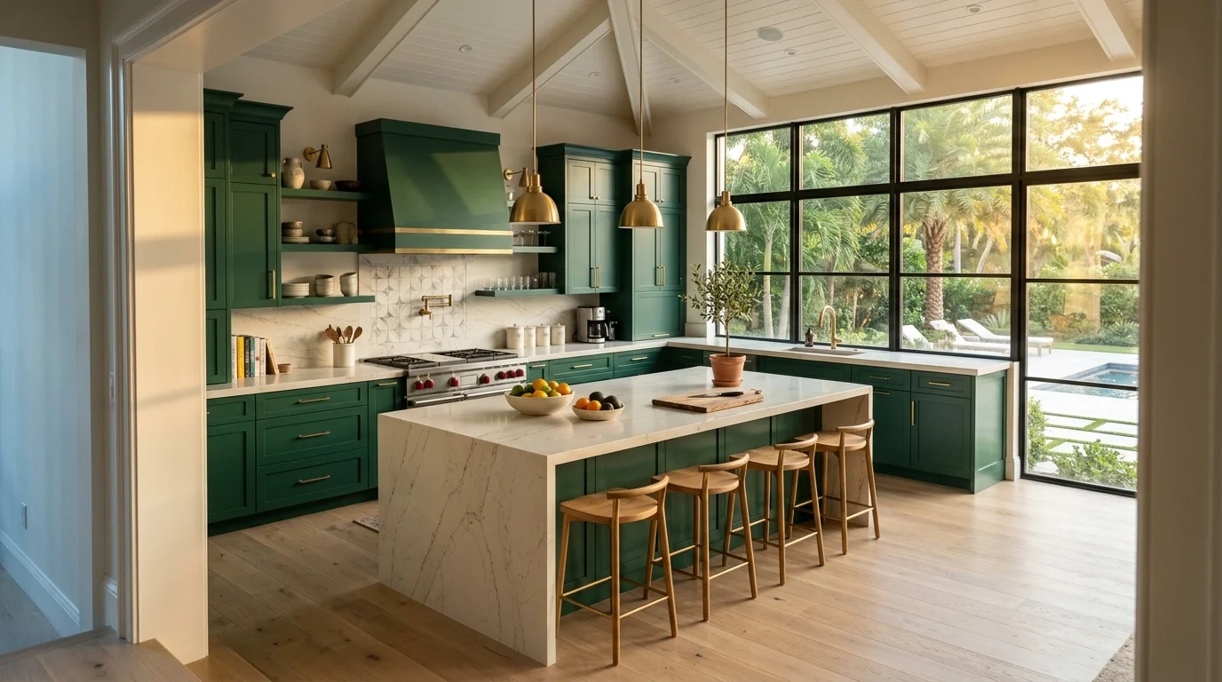Green Kitchen Cabinets: 2026 Color Ideas
