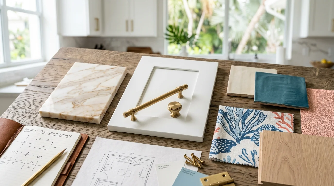 Kitchen electrical and plumbing rough-in work during remodel in Wellington home showing proper installation sequence