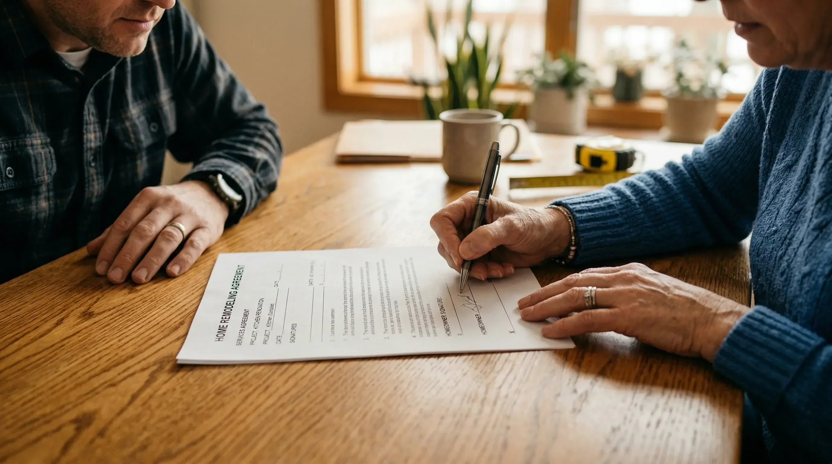 Questions to ask before signing a remodel contract
