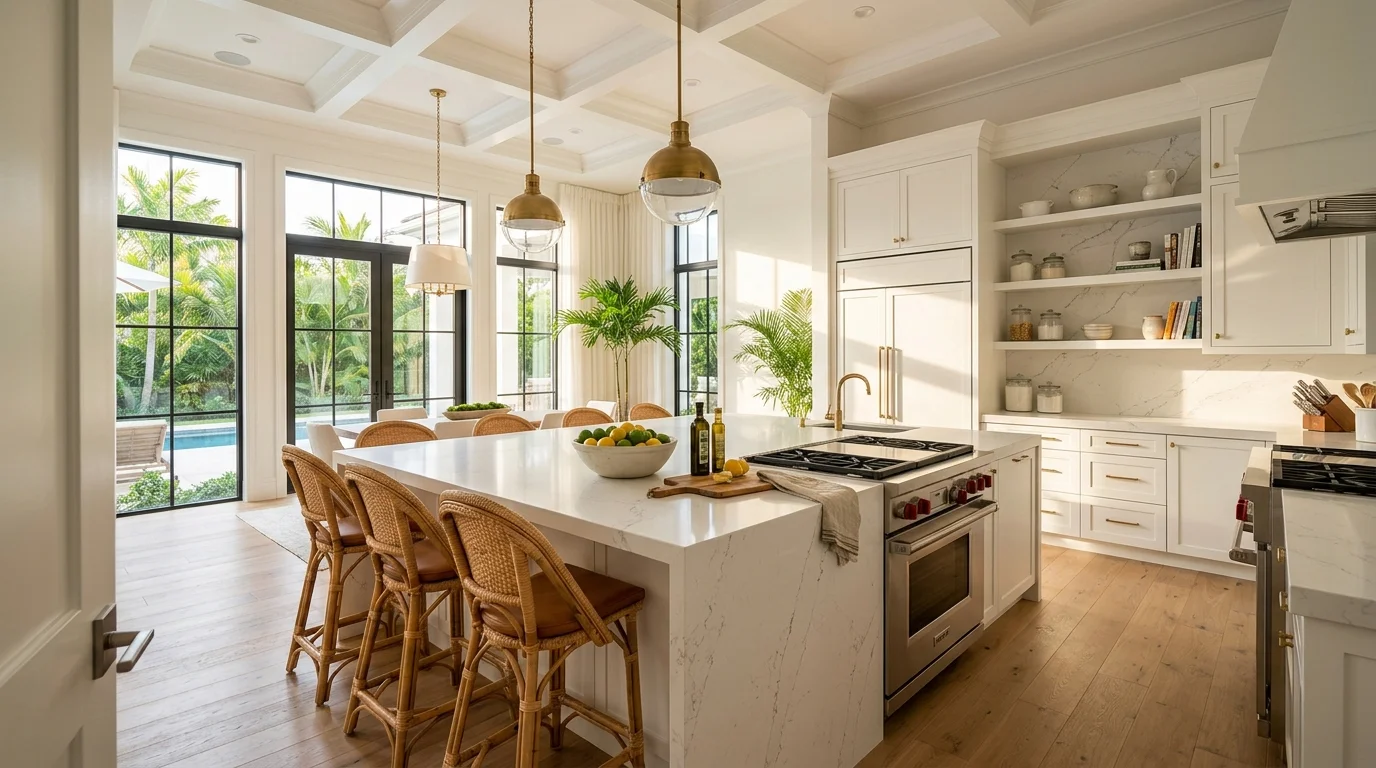 White Quartz Countertops: Best Kitchen Looks
