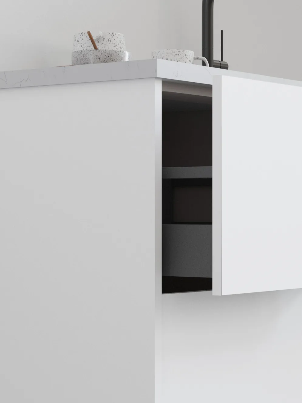 Fabuwood Catalina drawer construction detail