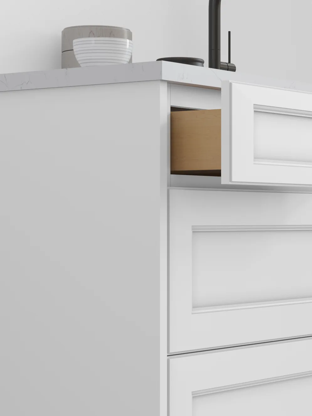 Fabuwood Fusion drawer construction detail