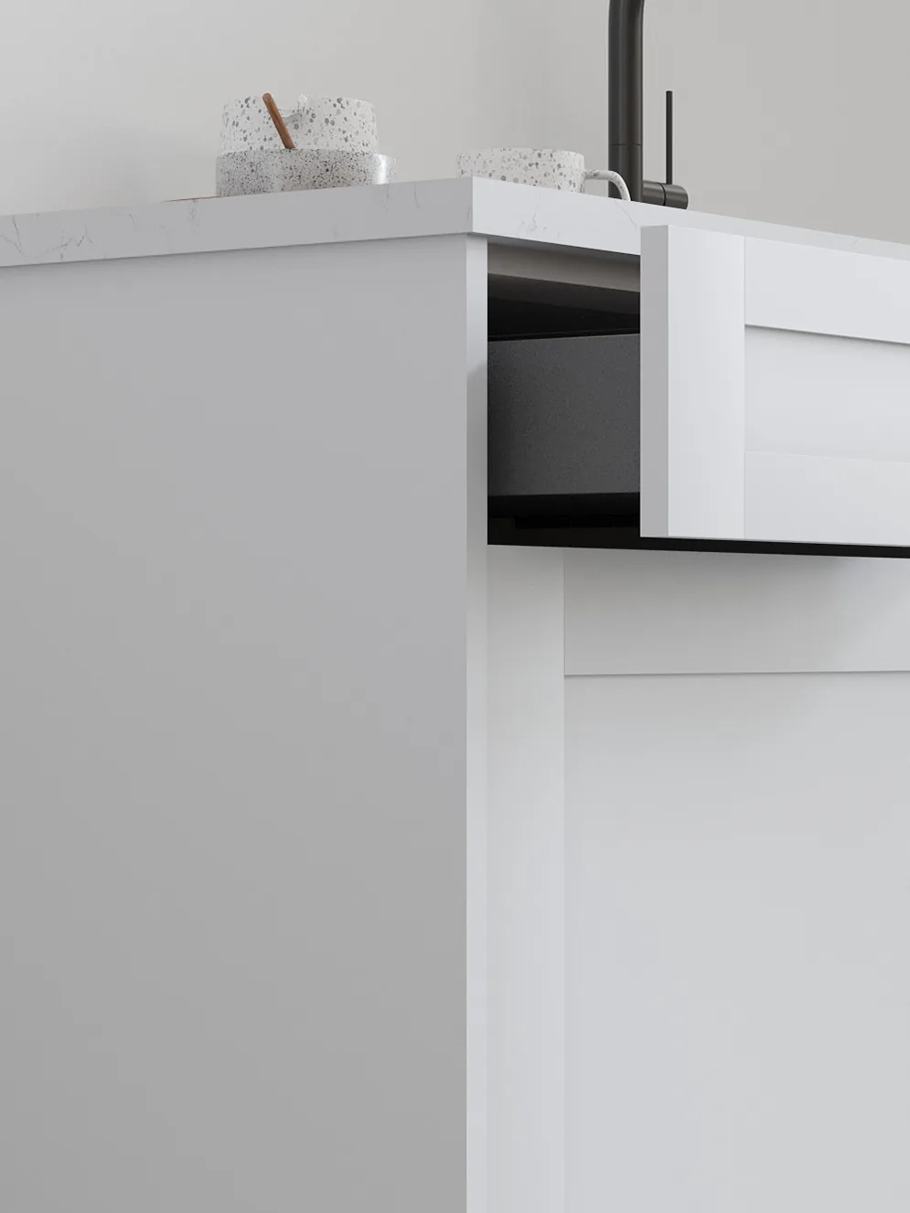 Fabuwood Tuscany drawer construction detail