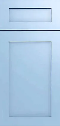 Highland Artic Blue Shaker cabinet door