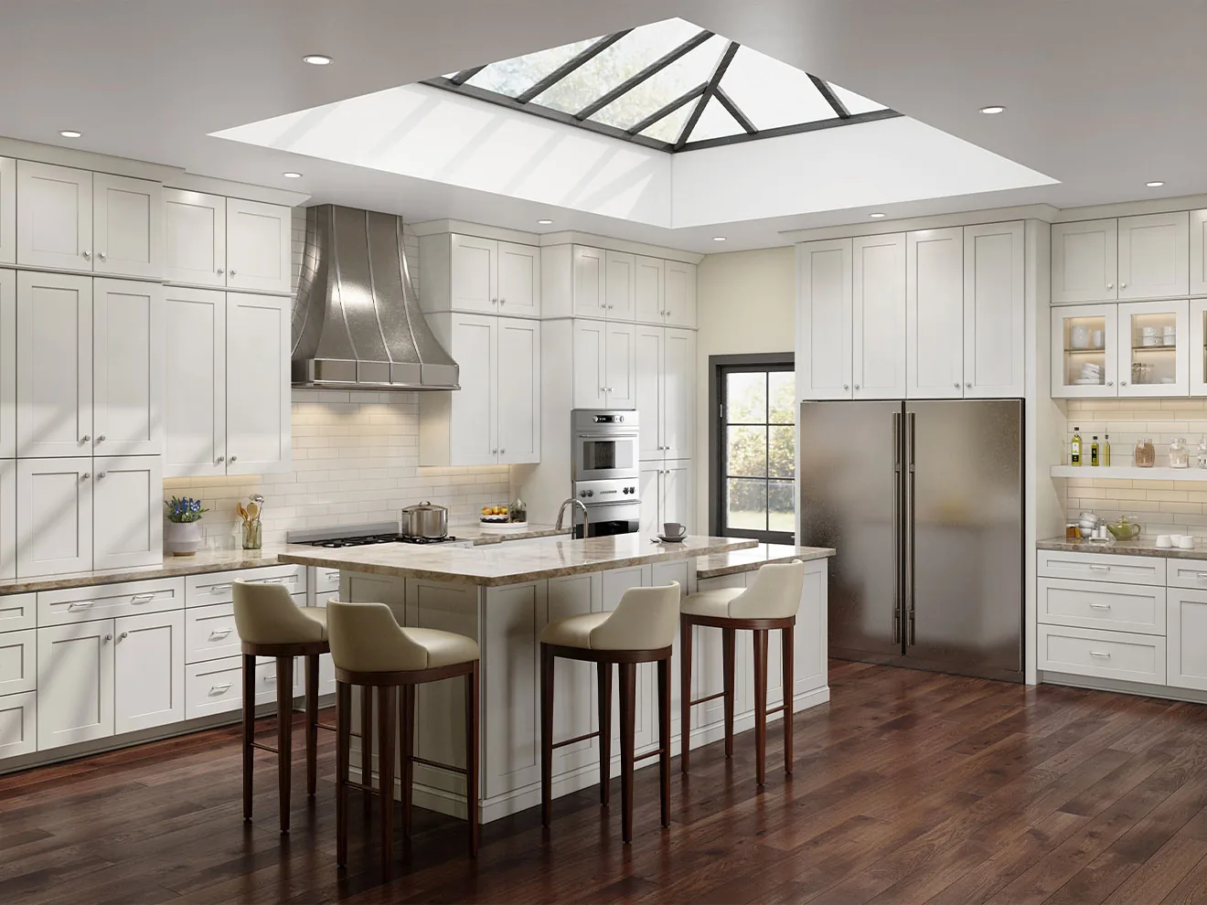 Jarlin Dove White Shaker — construction