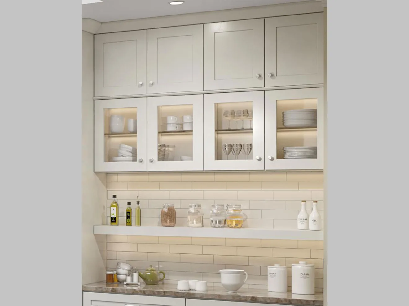 Jarlin Dove White Shaker kitchen reference photo 2
