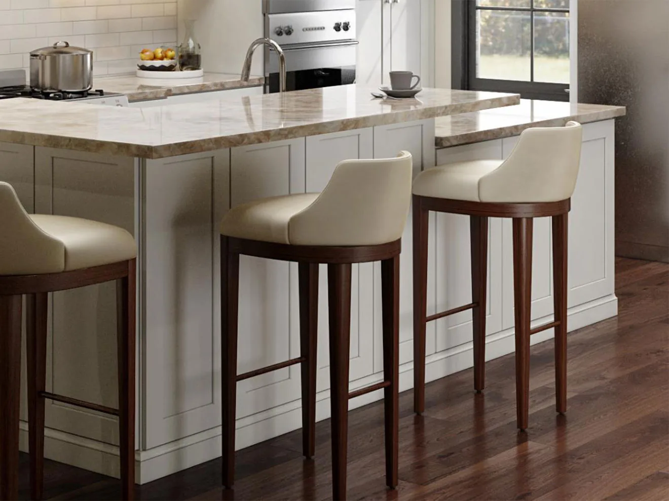 Jarlin Dove White Shaker kitchen reference photo 3
