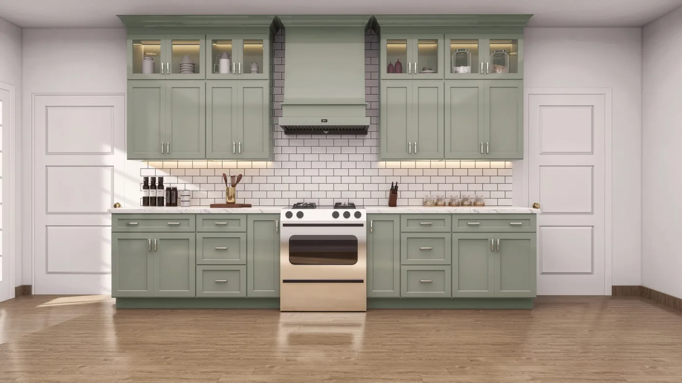 Jarlin Sage Green Shaker — construction
