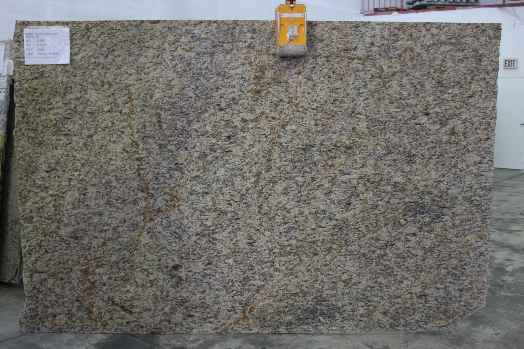 Santa Cecilia Gold Granite 3CM granite slab