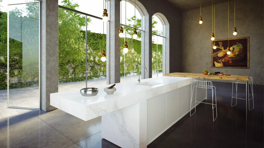 Calacatta Nuvo install