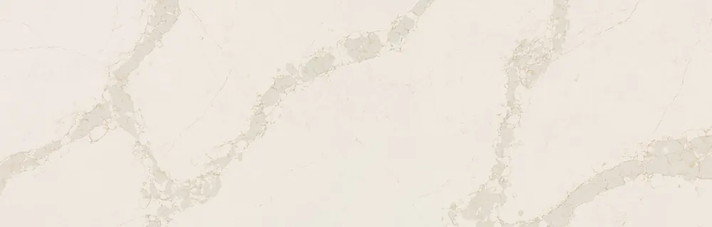 Calacatta Nuvo Caesarstone quartz waterfall edge