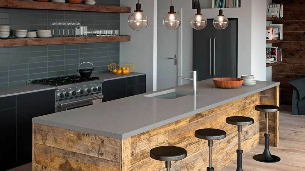 Fresh Concrete Caesarstone quartz full slab