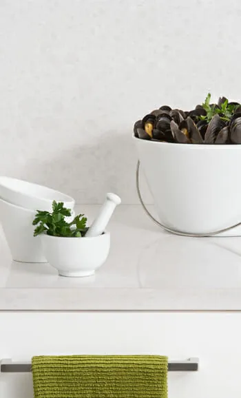 Organic White kitchen