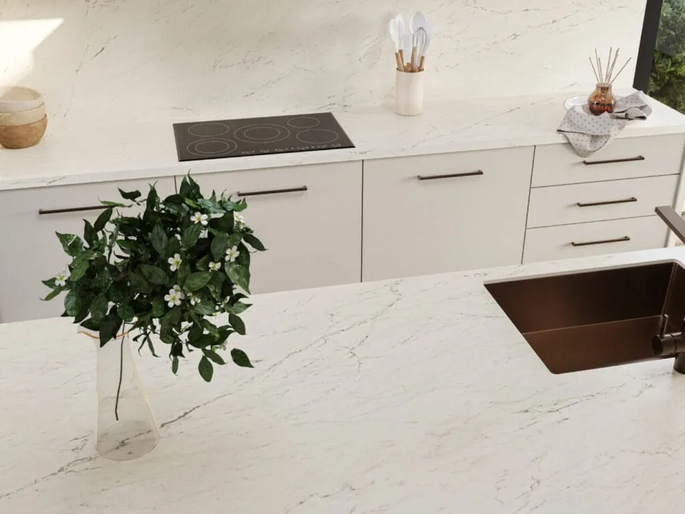 Snowdrift Caesarstone quartz full slab