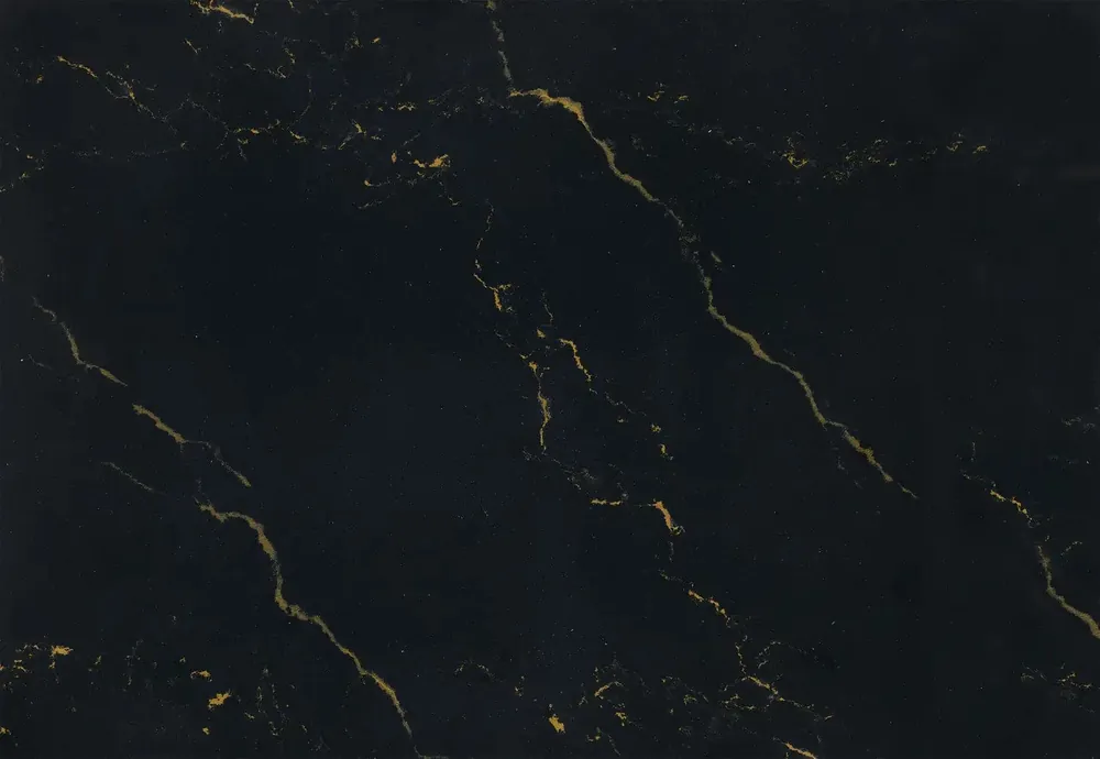 Carmarthen Brown Cambria quartz with brass hardware