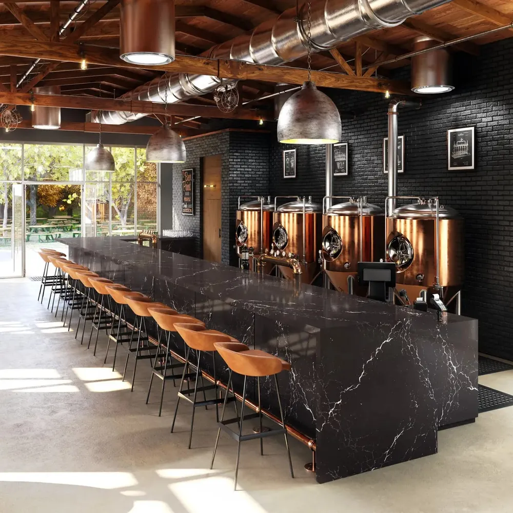 Delamere Cambria quartz installed countertop
