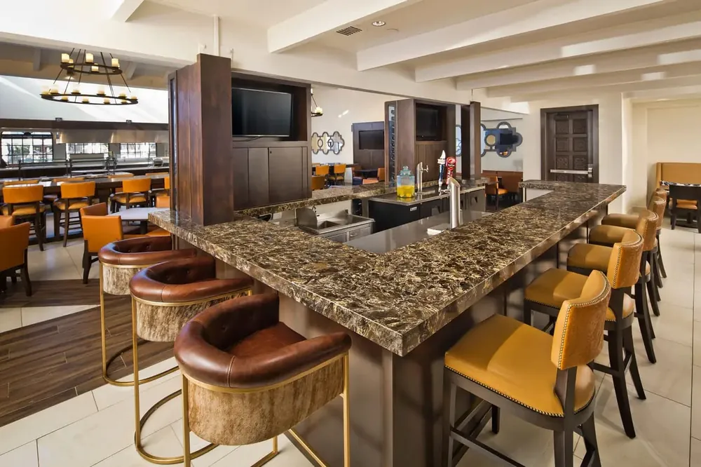 Lancaster Cambria quartz waterfall edge