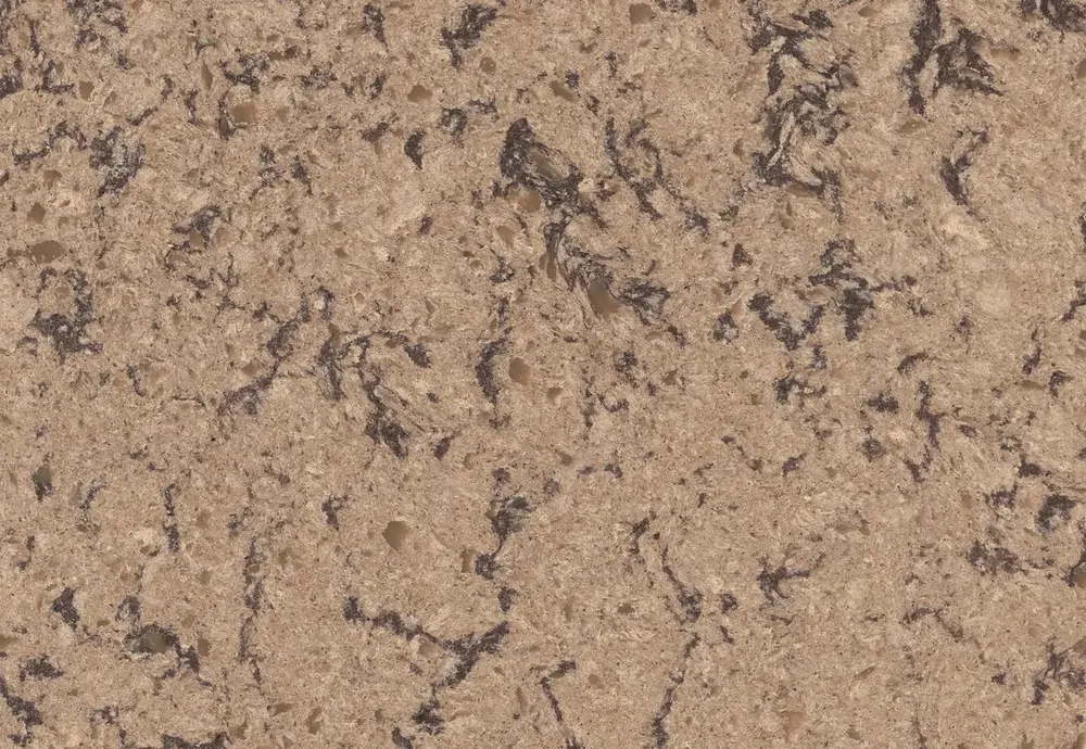Linwood Cambria quartz with brass hardware