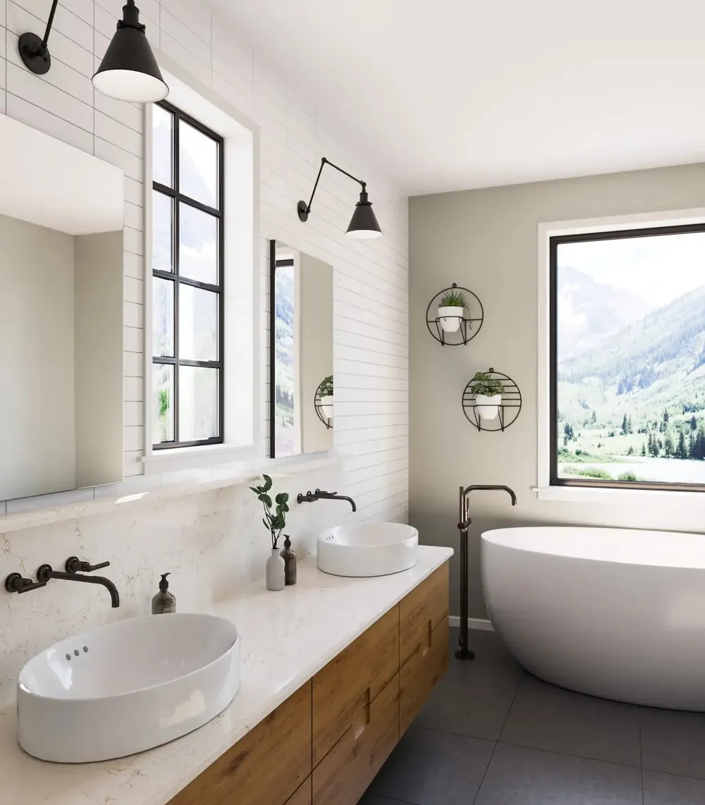 Risegate Cambria quartz waterfall edge
