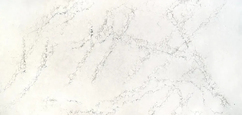 Whitendale Cambria quartz with brass hardware