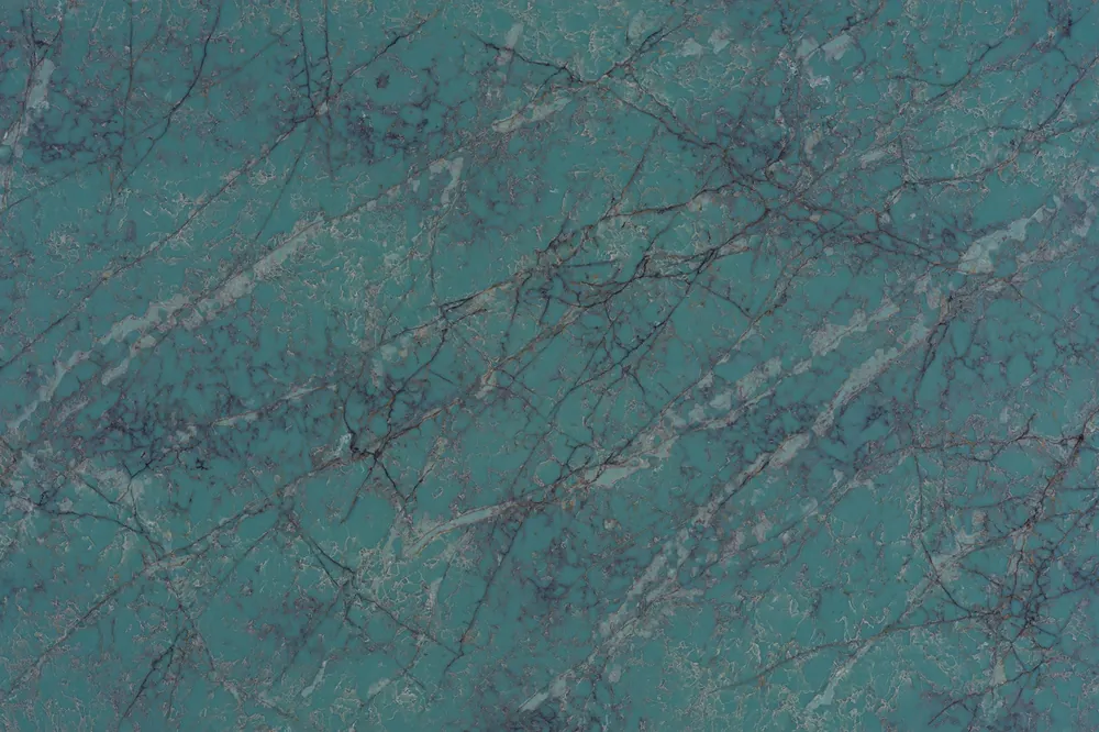 Amazonite Daltile quartz / porcelain with brass hardware