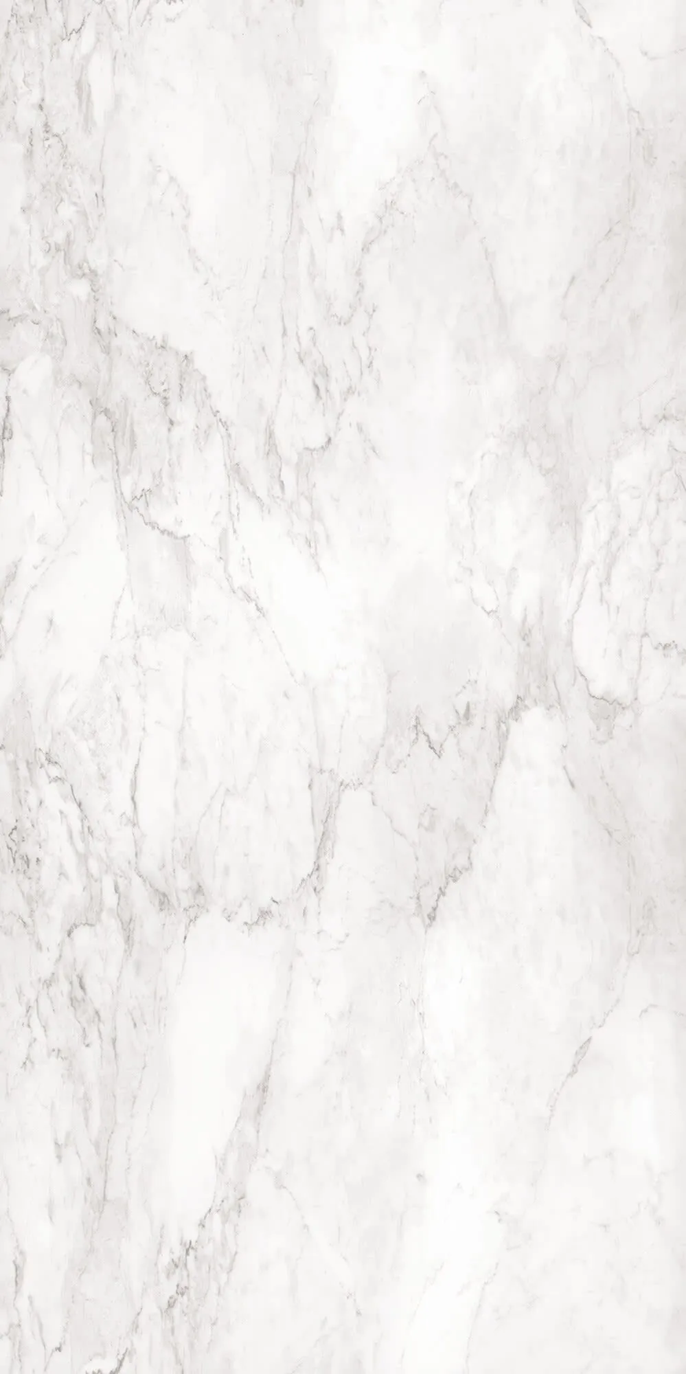 Calacatta Daltile quartz / porcelain waterfall edge