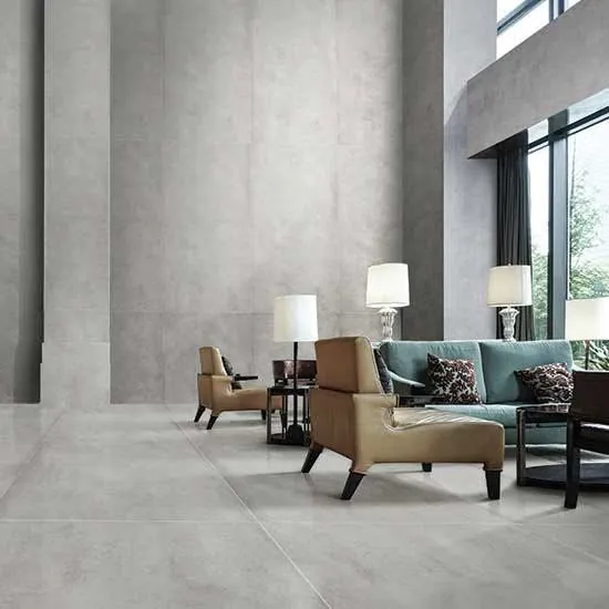 Cinder Rail Daltile quartz / porcelain waterfall edge