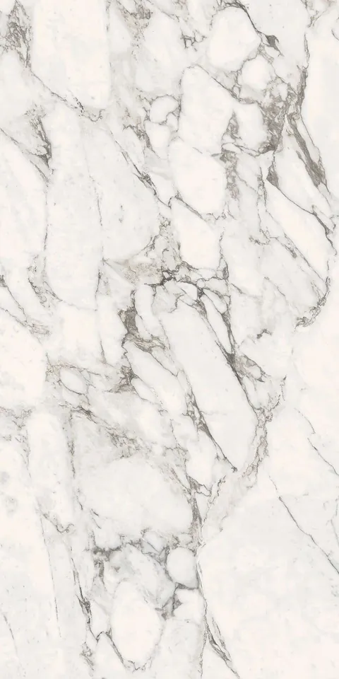 Daltile Gypsum Calacatta quartz / porcelain countertop slab