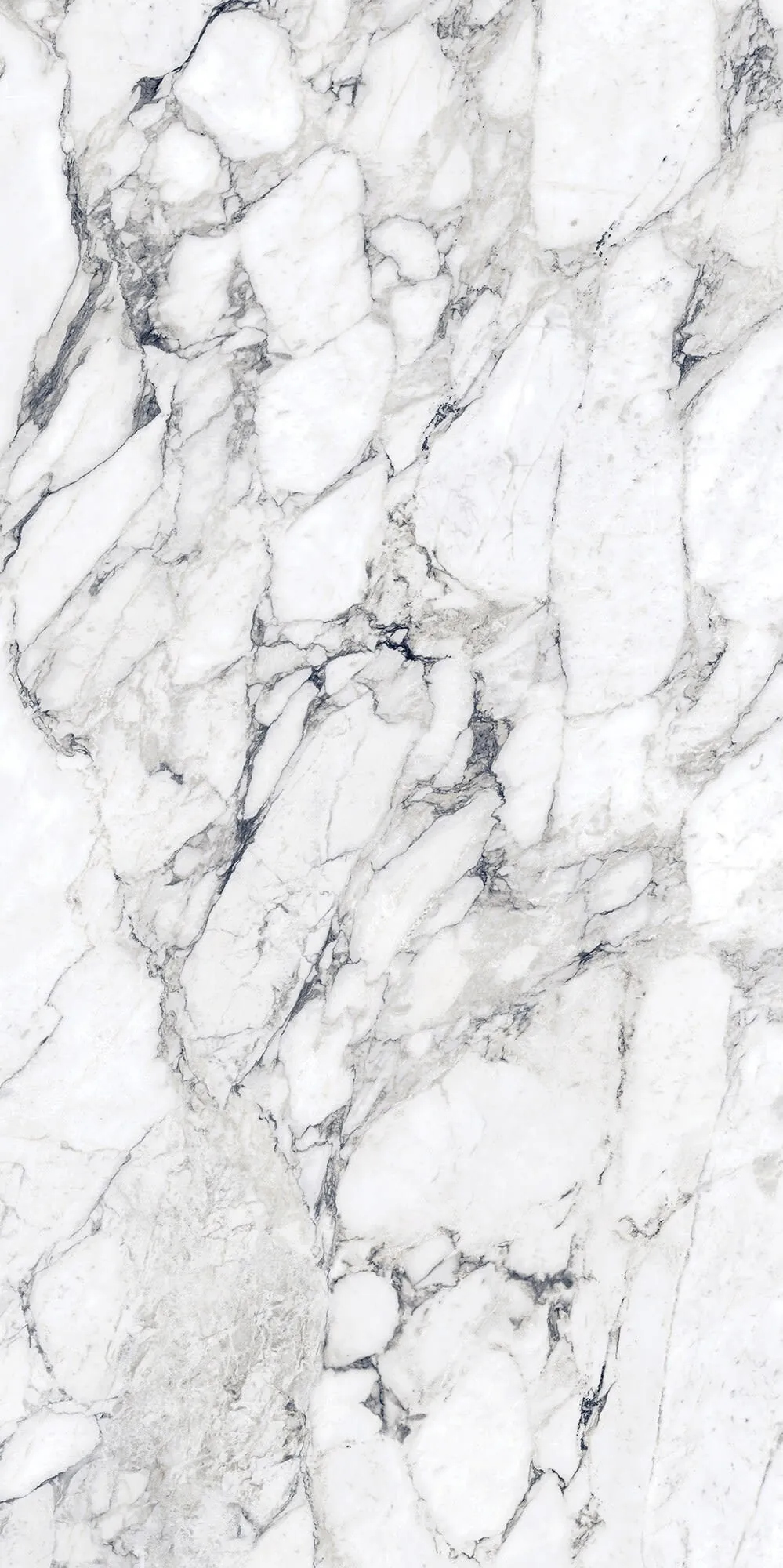 Gypsum Calacatta Daltile quartz / porcelain with brass hardware