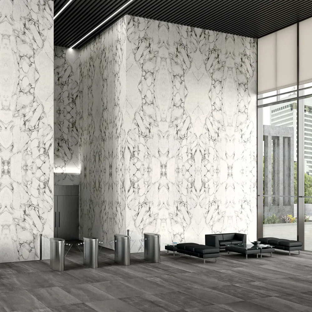 Gypsum Calacatta Daltile quartz / porcelain full slab