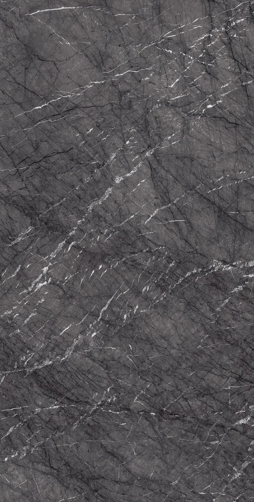 Jasper Grey Daltile quartz / porcelain with brass hardware