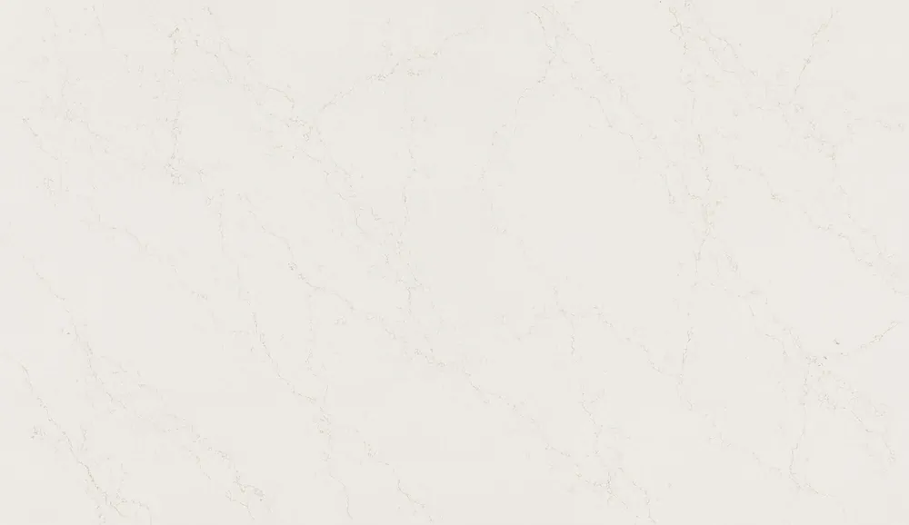 Liberty Gold Daltile quartz / porcelain with brass hardware