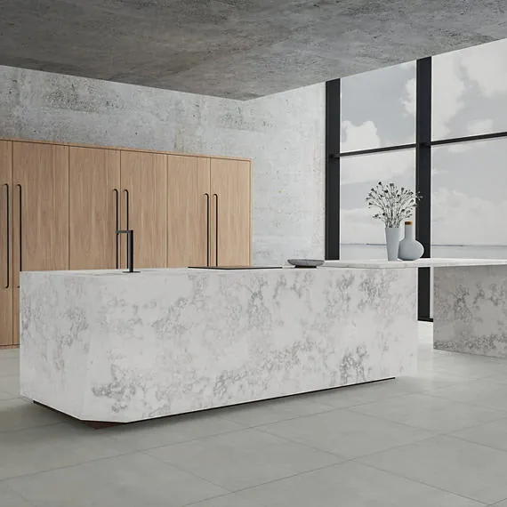 Morning Zen Daltile quartz / porcelain installed countertop