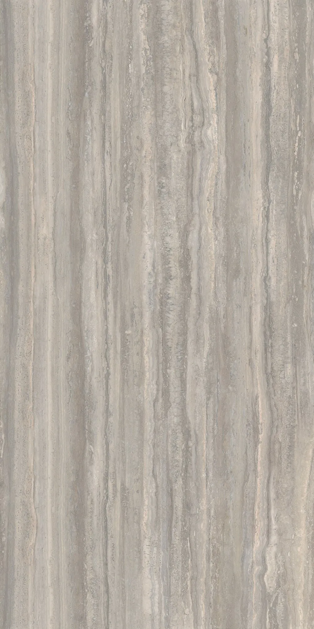 Opal Travertine Daltile quartz / porcelain with brass hardware