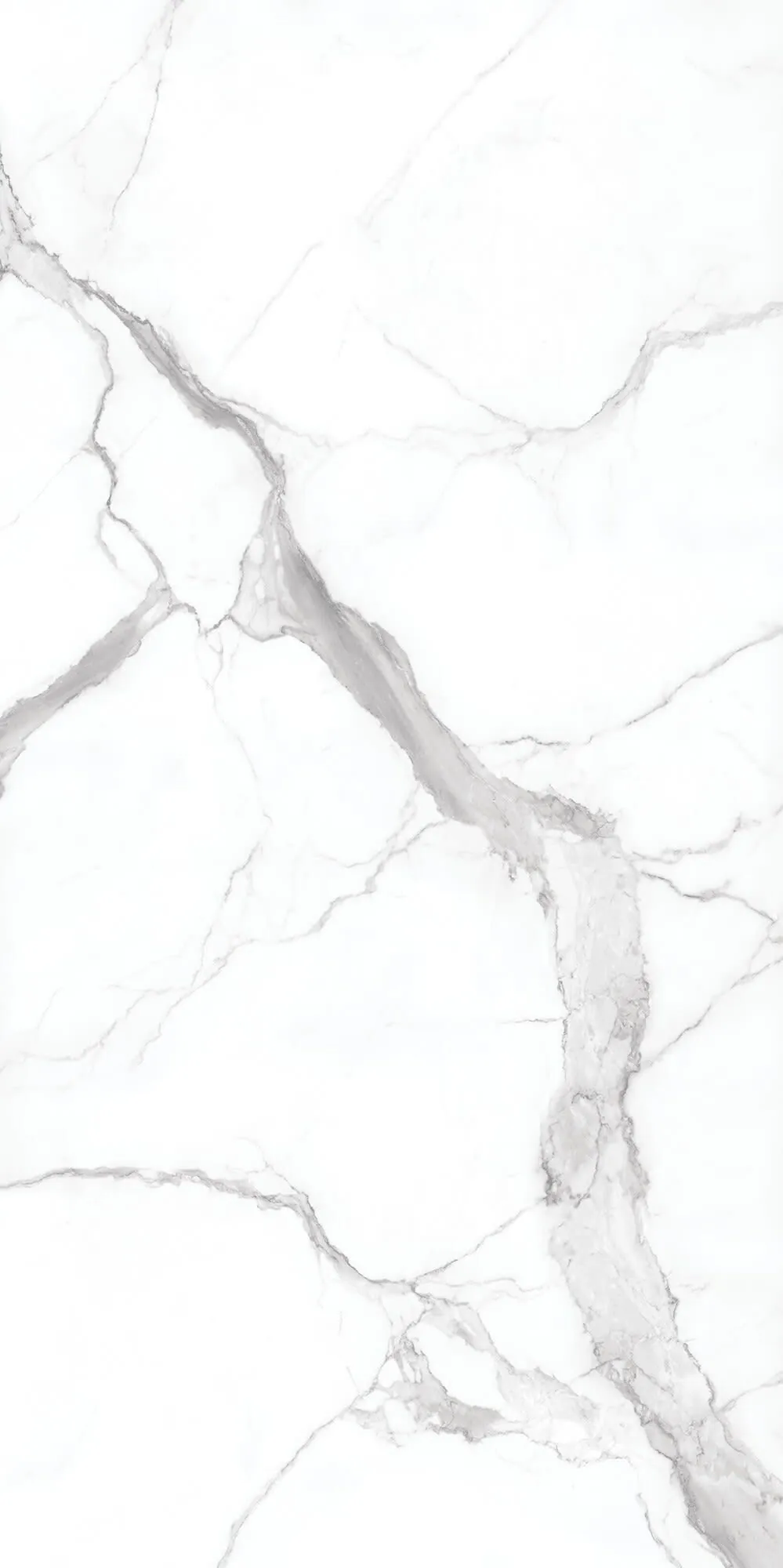 Statuario Daltile quartz / porcelain with brass hardware