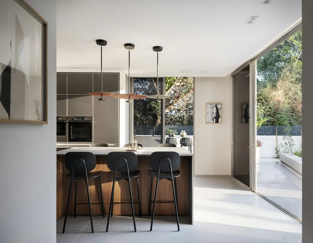 Argentium Dekton sintered surface installed countertop