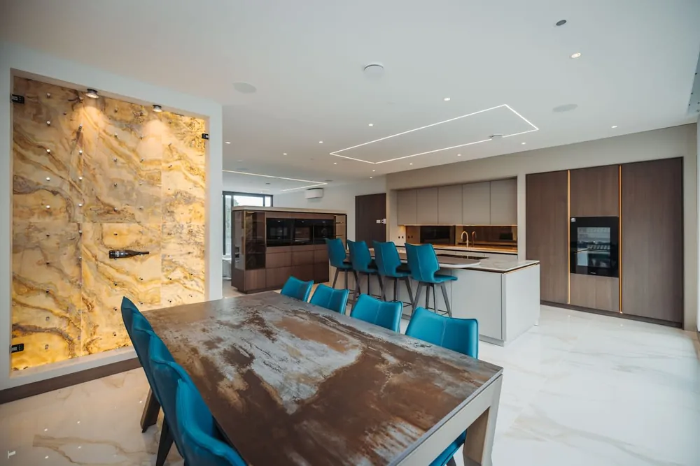Bergen Dekton sintered surface waterfall edge