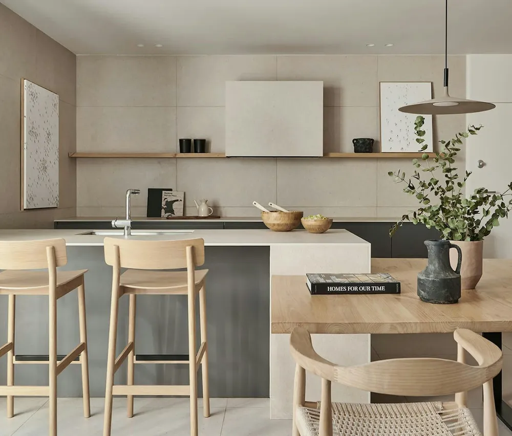 Keon Dekton sintered surface installed countertop