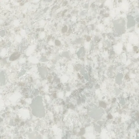 LX Hausys White Pearl viatera quartz countertop slab