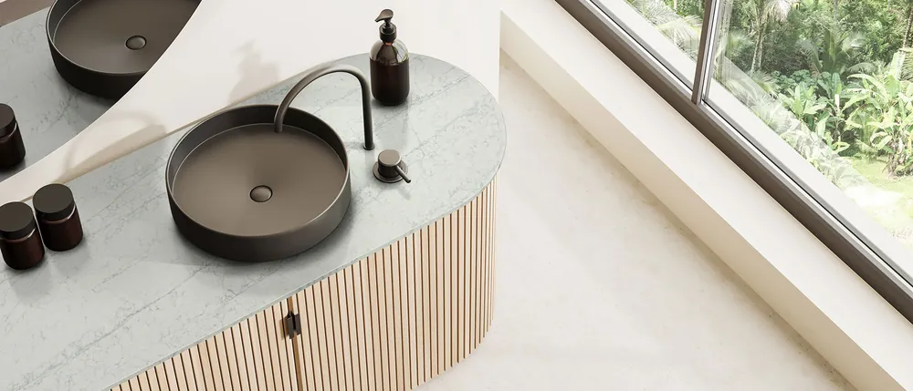 Azurmatt MSI quartz with brass hardware
