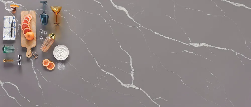 Calacatta Laza Grigio kitchen