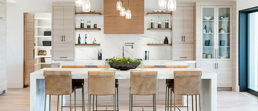 Calacatta Laza Oro installed countertop