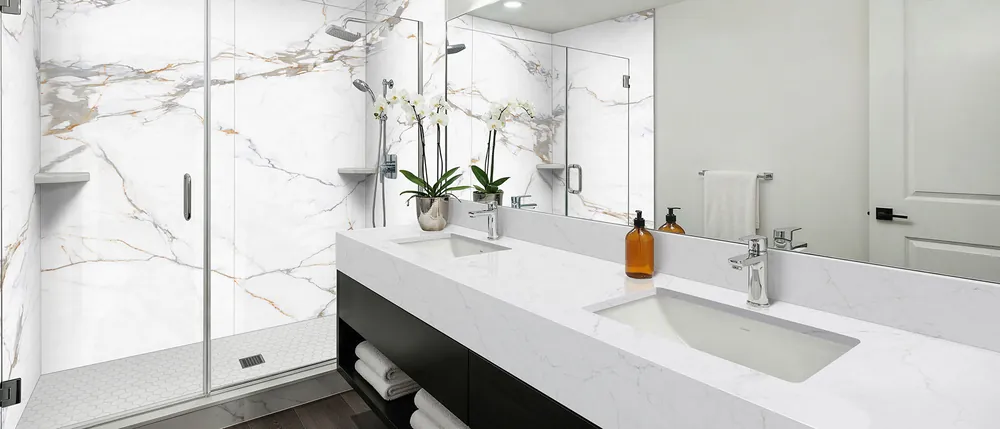Calacatta Miraggio Duo MSI quartz full slab