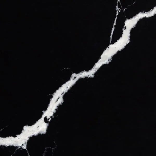 Pompeii Nero Marquina quartz countertop slab
