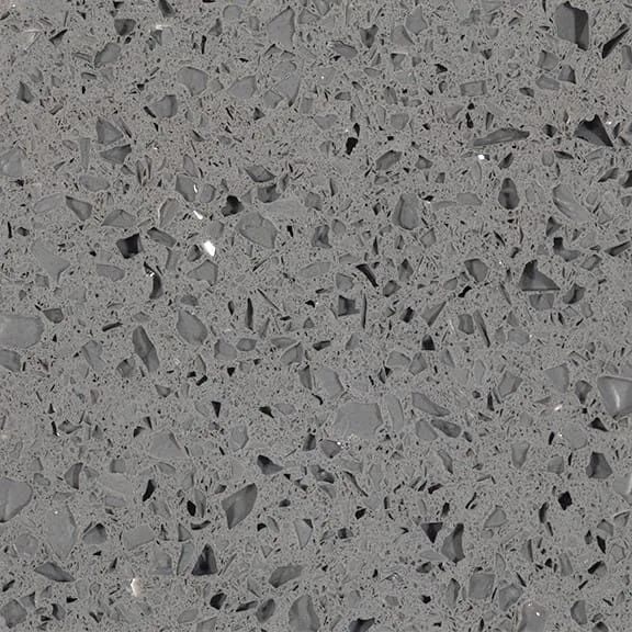 Pompeii Sparkle Grey quartz countertop slab