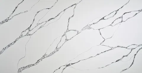 Raphael Venetian Black quartz countertop slab