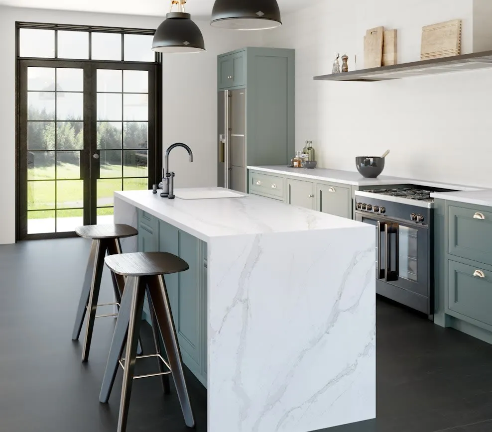 Et Calacatta Gold kitchen
