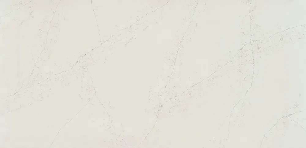 Siberian Silestone quartz waterfall edge