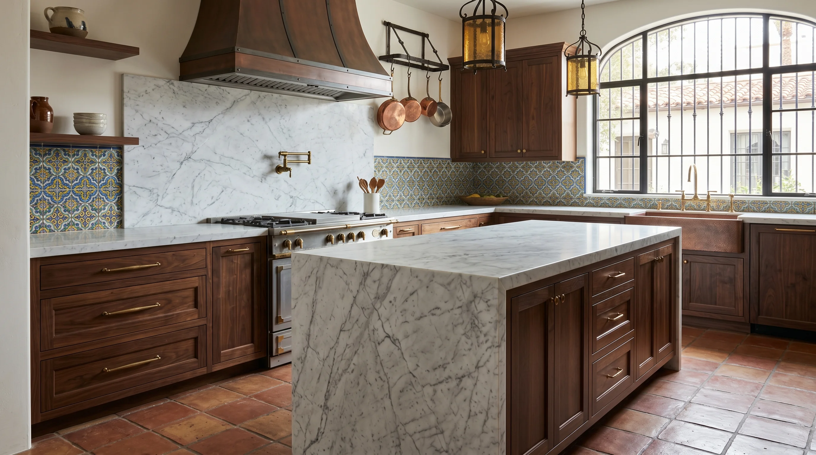Lake Worth kitchen with breakfast nook view and pantry-cabinetry wall